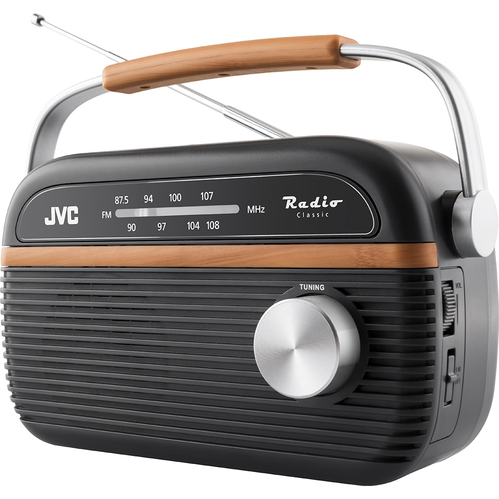 Radio portabil JVC RA-E215G, analog, gri