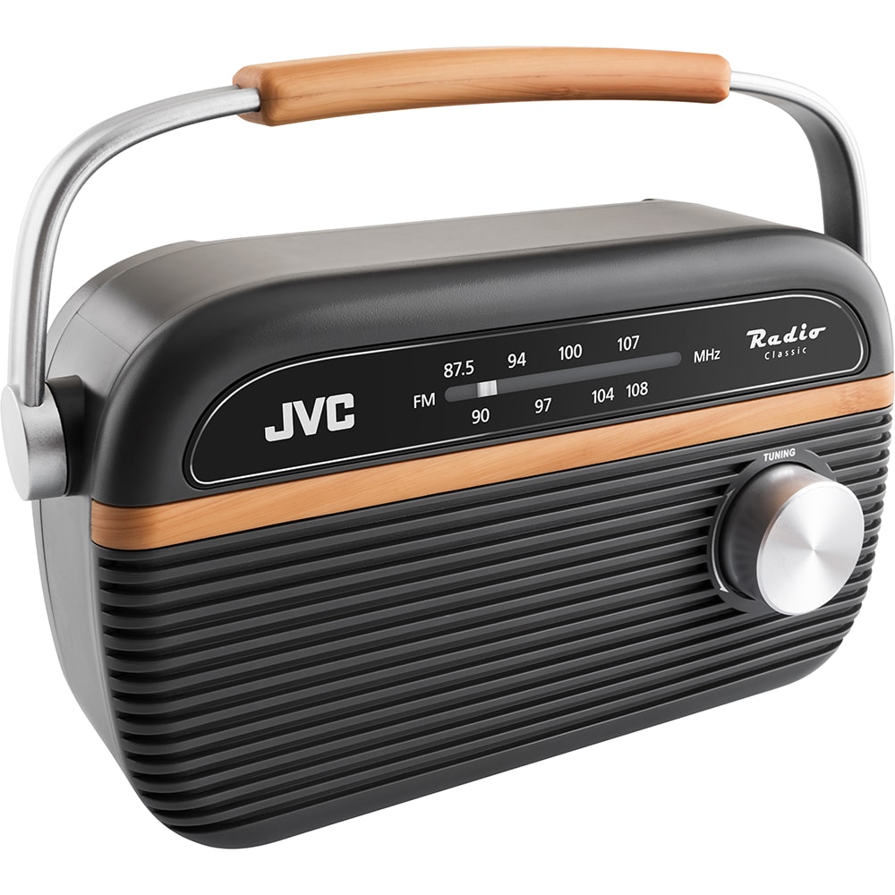Radio portabil JVC RA-E215G, analog, gri