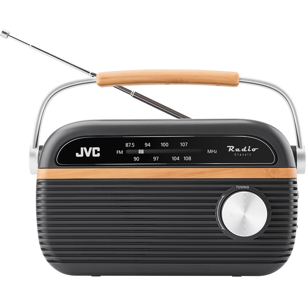 Radio portabil JVC RA-E215G, analog, gri