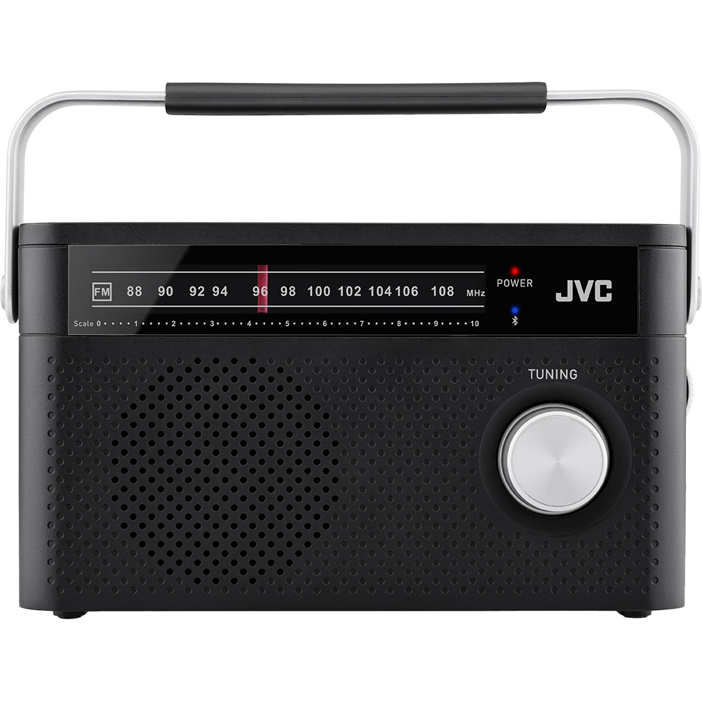 Radio portabil JVC RA-E315B, Bluetooth, analog, negru