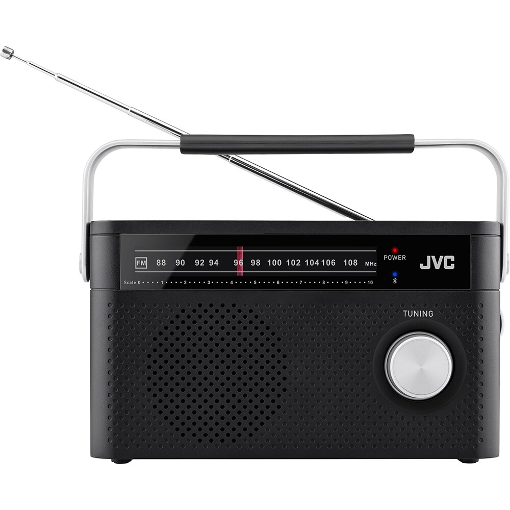 Radio portabil JVC RA-E315B, Bluetooth, analog, negru
