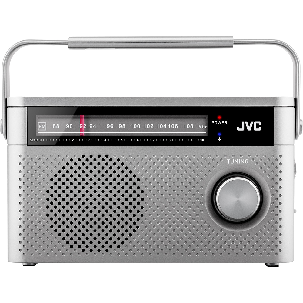 Radio portabil JVC RA-E315G, Bluetooth, analog, gri