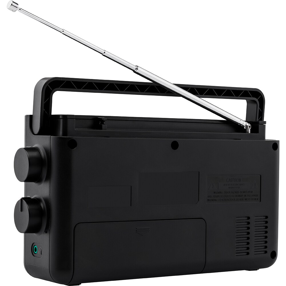 Radio portabil JVC RA-E435B, analog, negru