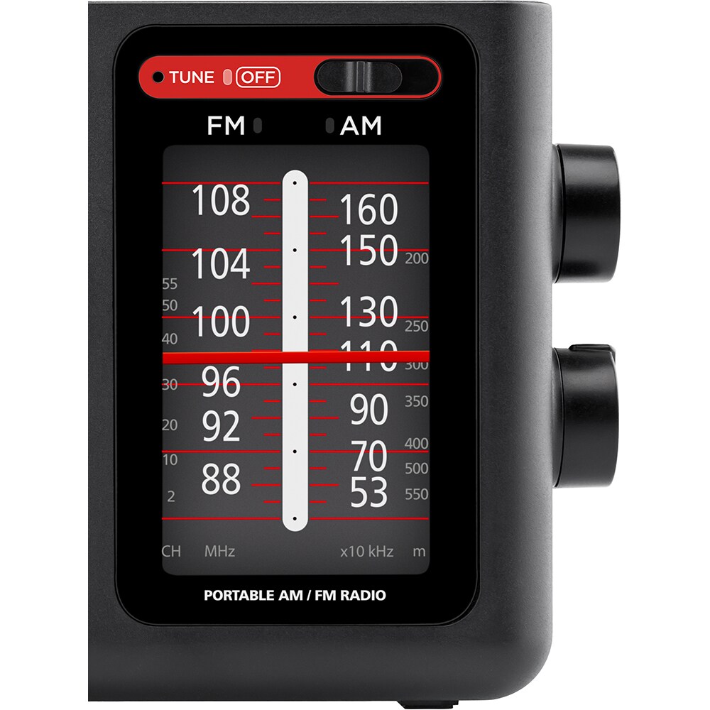 Radio portabil JVC RA-E435B, analog, negru