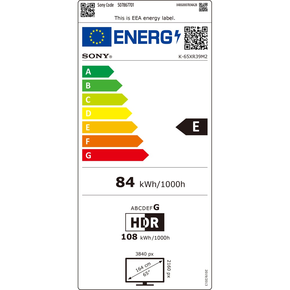 Televizor LED Smart SONY BRAVIA 3 II 65XR39M2, Ultra HD 4K, 164cm
