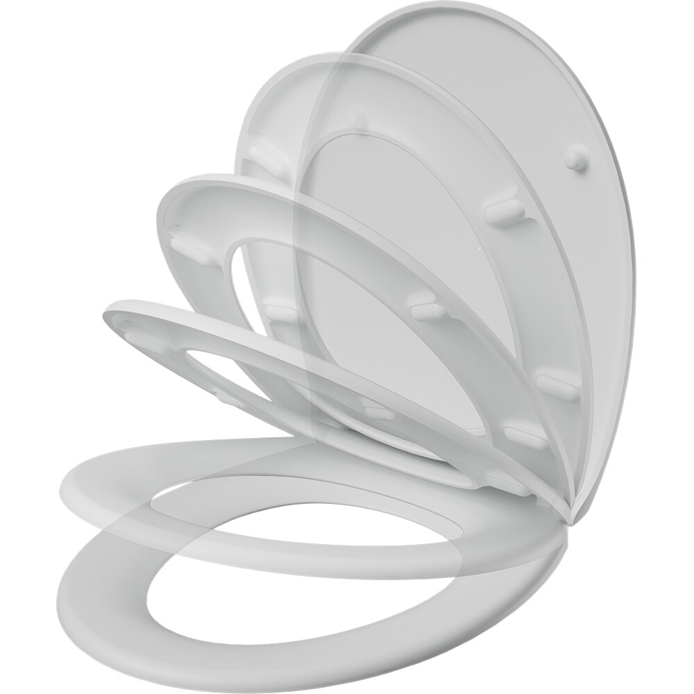 Capac WC GOODHOME Diani K03(M), inchidere lenta, duroplast, alb