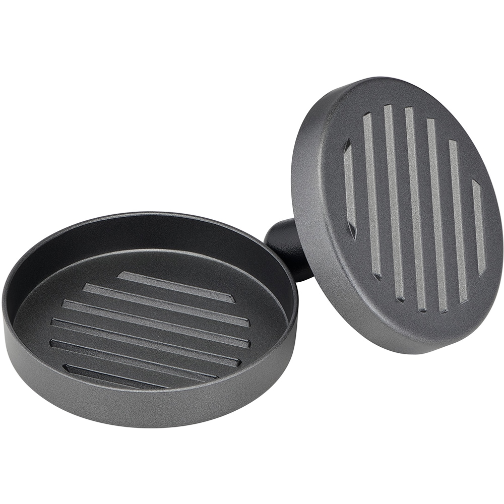 Presa burger TEFAL K1851134, 12 cm, aluminiu, gri-negru
