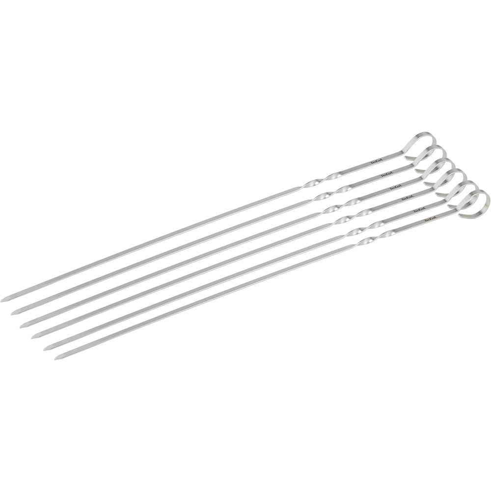 Set 6 bete frigarui XL TEFAL K185S734, inox, argintiu