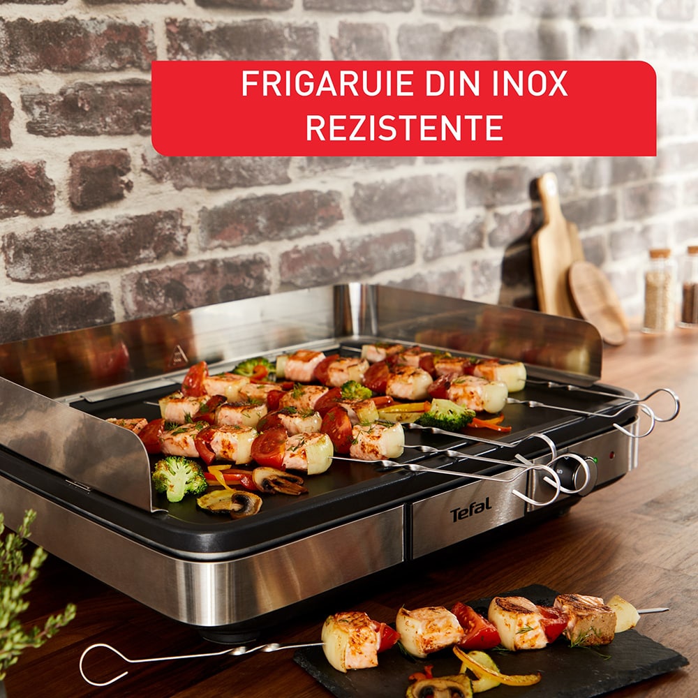 Set 6 bete frigarui XL TEFAL K185S734, inox, argintiu