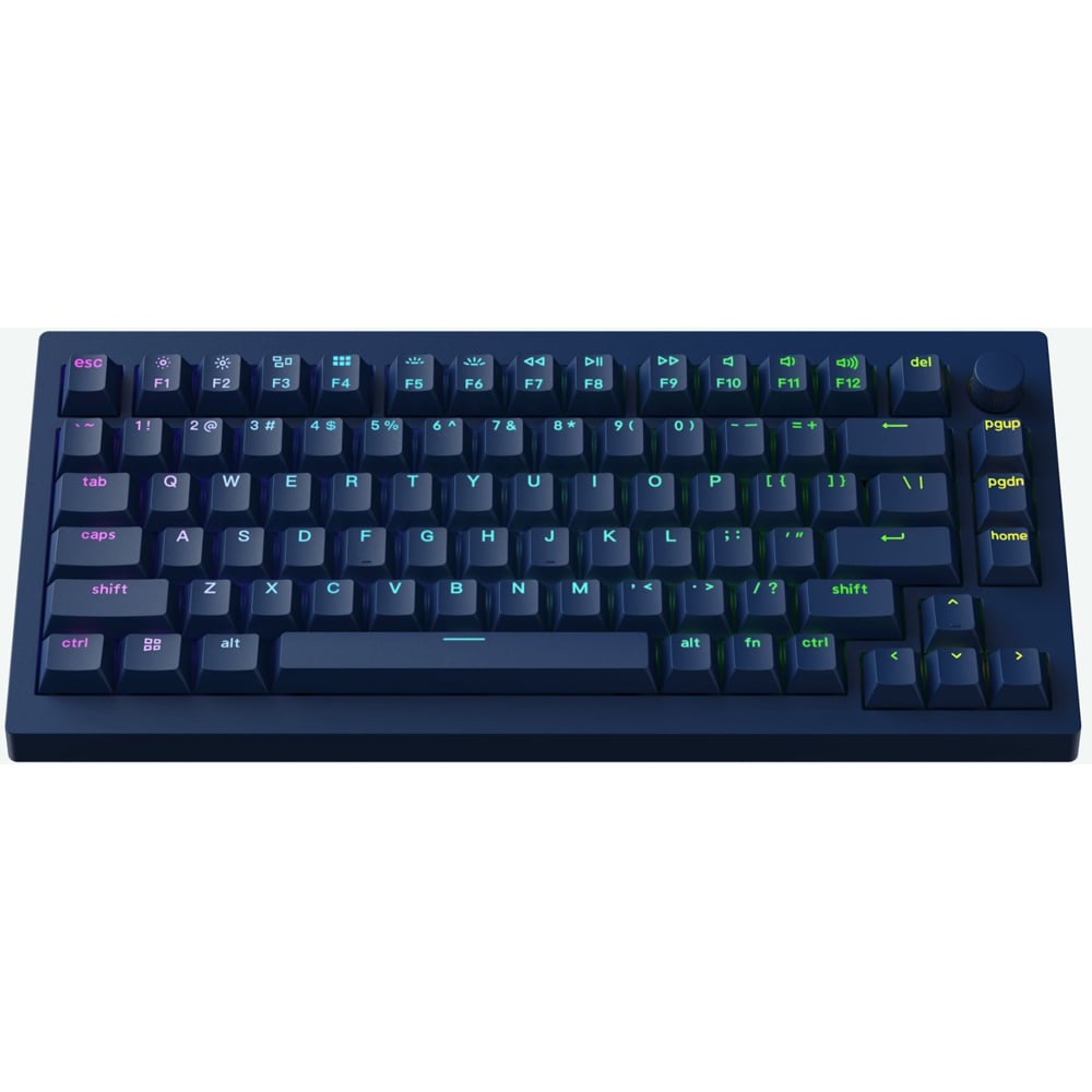 Tastatura Gaming Wireless magnetica KEYCHRON K18 He Witch Frost, Bluetooth, USB, negru