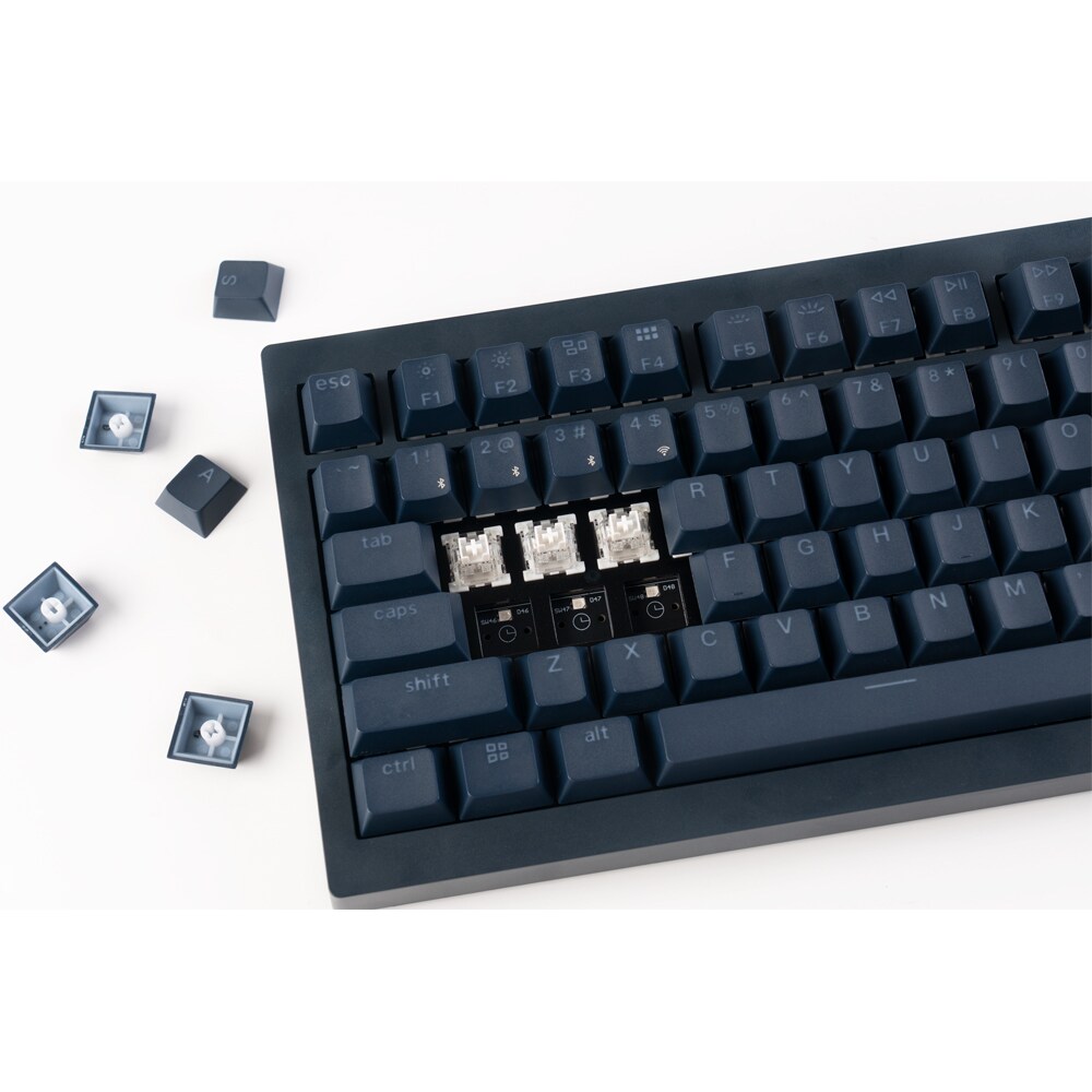 Tastatura Gaming Wireless magnetica KEYCHRON K18 He Witch Frost, Bluetooth, USB, negru