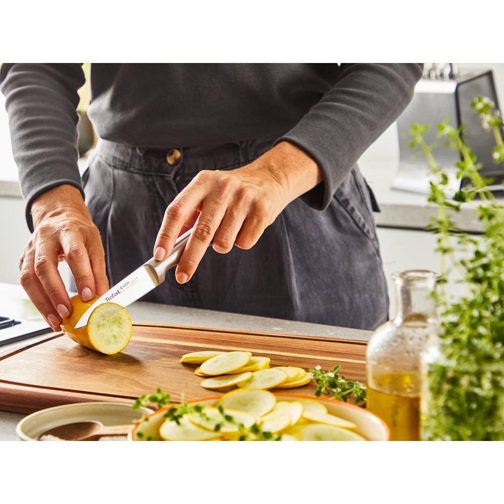 Set cutite TEFAL K2977S44, 6 piese, inox, argintiu