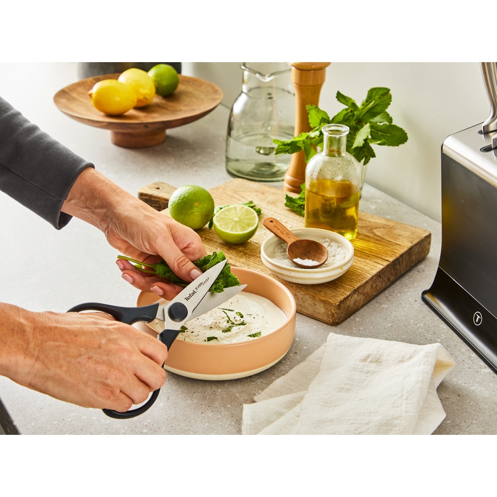 Set cutite TEFAL K2977S44, 6 piese, inox, argintiu