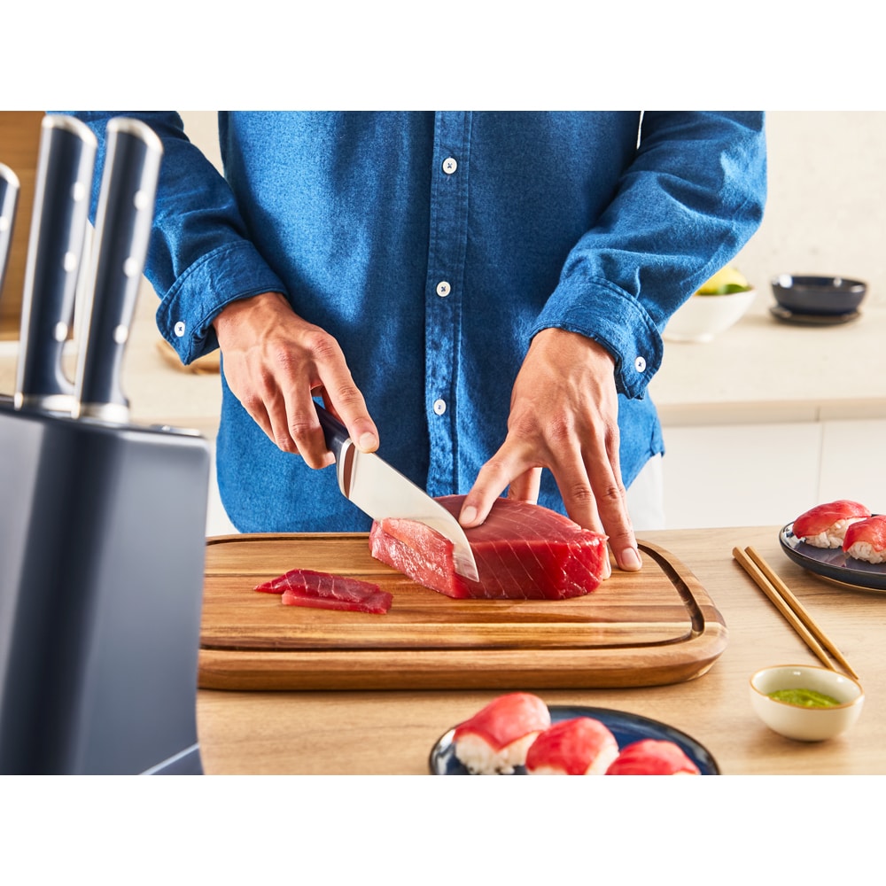 Set cutite TEFAL K297S644, 5 piese, inox, negru