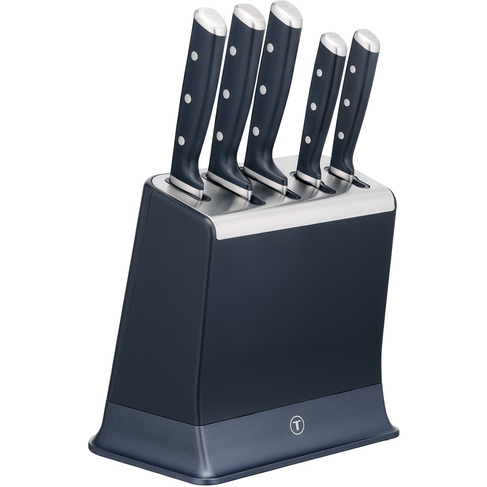 Set cutite TEFAL K297S644, 5 piese, inox, negru