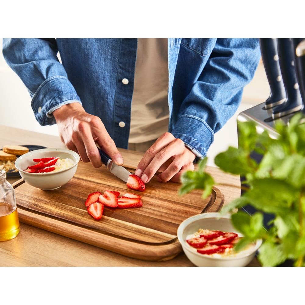 Set cutite TEFAL K297S644, 5 piese, inox, negru