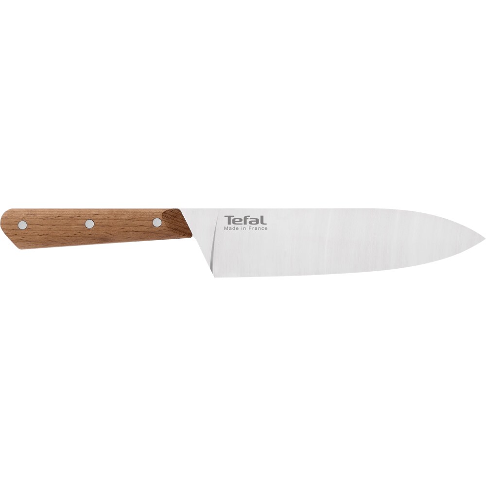 Cutitul Bucatarului TEFAL K4220104, 18 cm, inox, maro