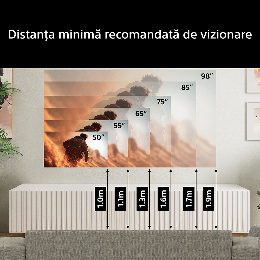 Televizor True RGB LED SONY BRAVIA 7 II 50XR79M2, Ultra HD 4K, 126cm