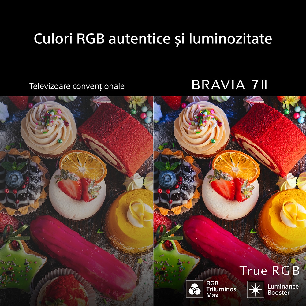 Televizor True RGB LED SONY BRAVIA 7 II 50XR79M2, Ultra HD 4K, 126cm
