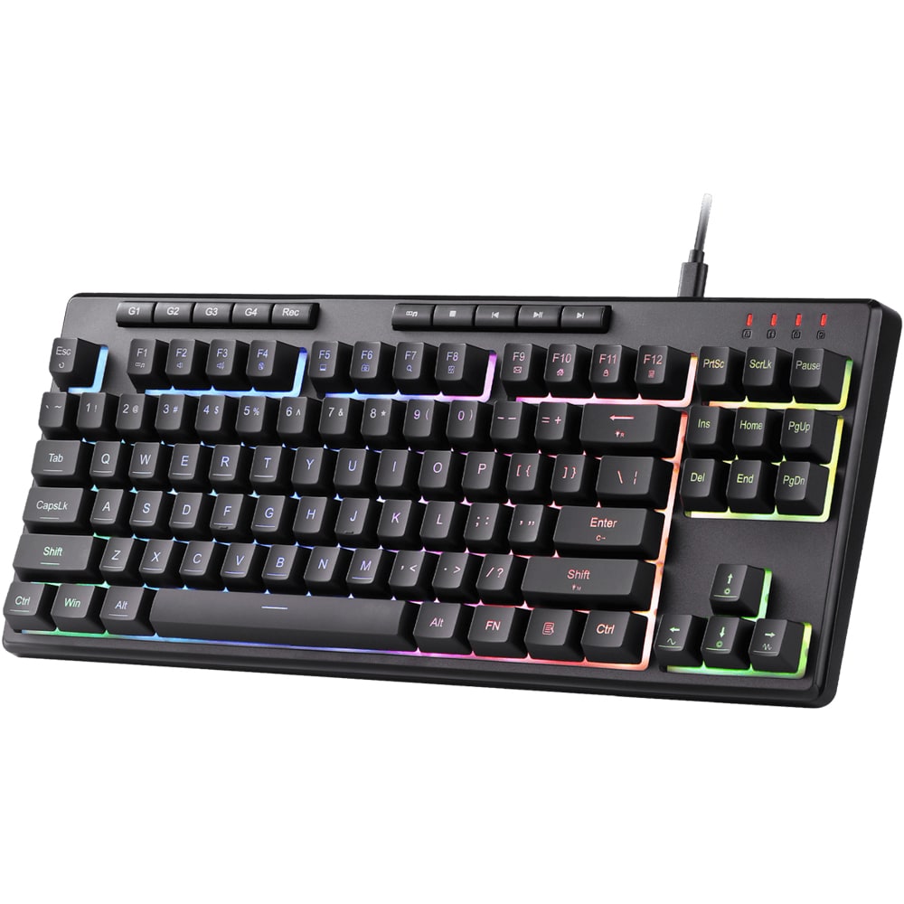 Tastatura Gaming mecanica REDRAGON Shiva 516 TKL, USB, Layout US, negru
