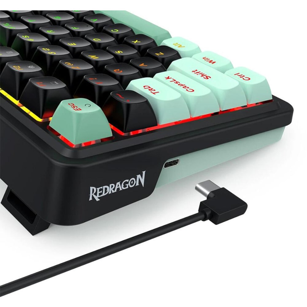 Tastatura Gaming REDRAGON Eisa Magnetic, USB, Layout US, negru