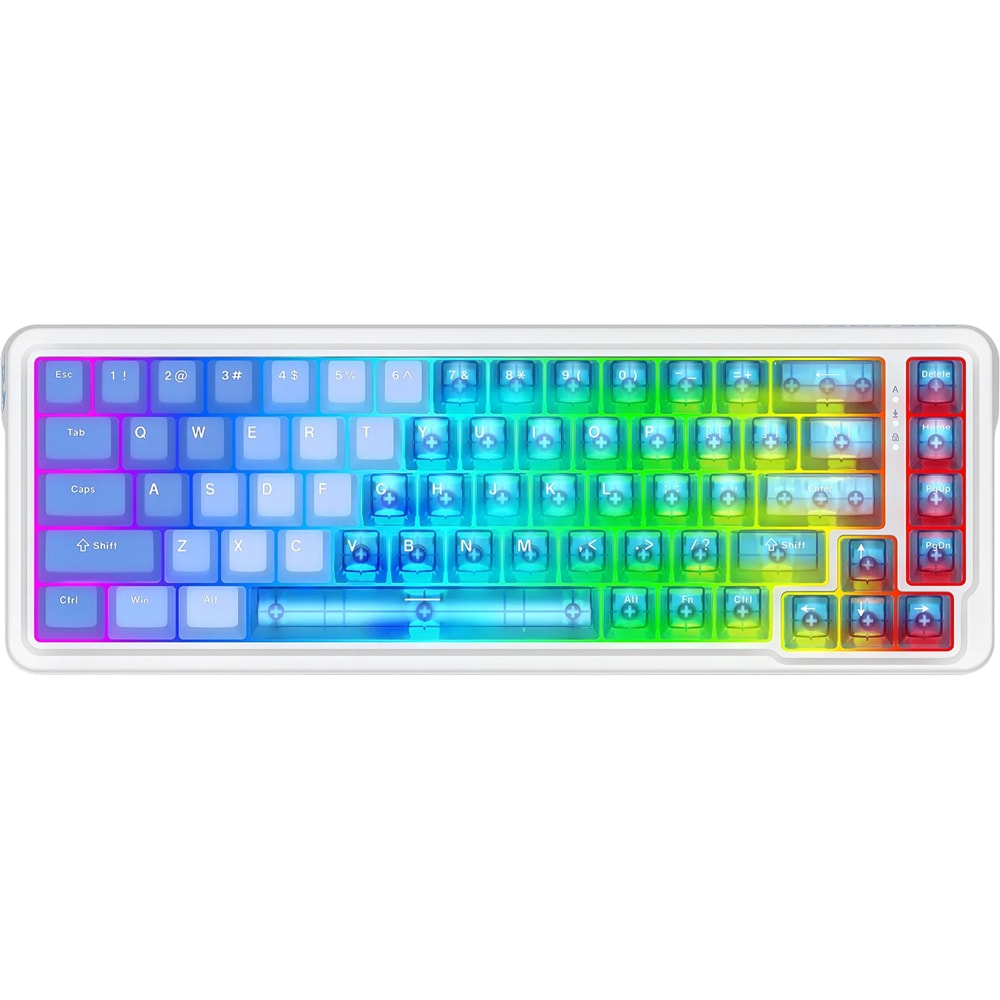 Tastatura Gaming REDRAGON Nova Magnetic, USB, Layout US, alb