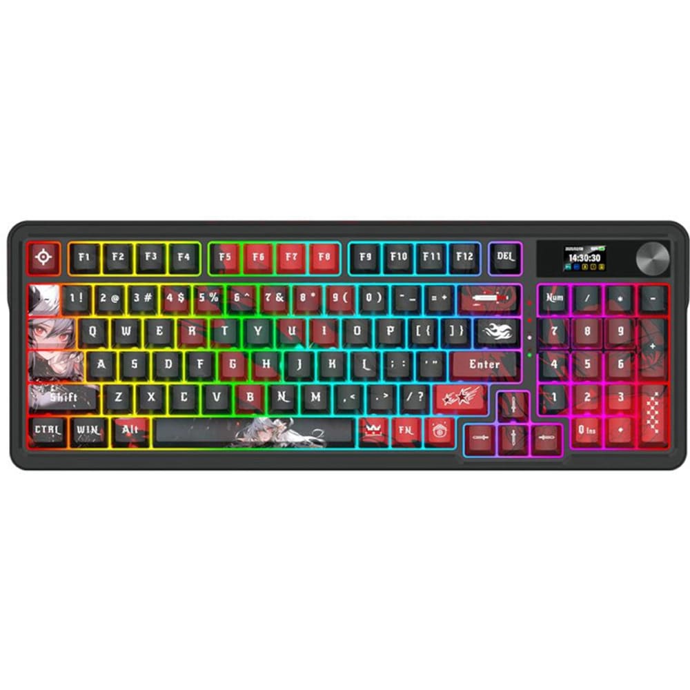 Tastatura Gaming Wireless mecanica REDRAGON Artemis Pro, Bluetooth, USB, Layout US, negru