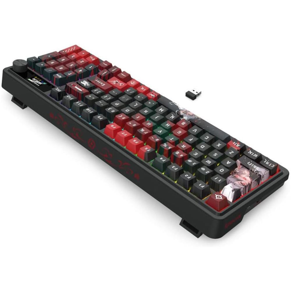 Tastatura Gaming Wireless mecanica REDRAGON Artemis Pro, Bluetooth, USB, Layout US, negru