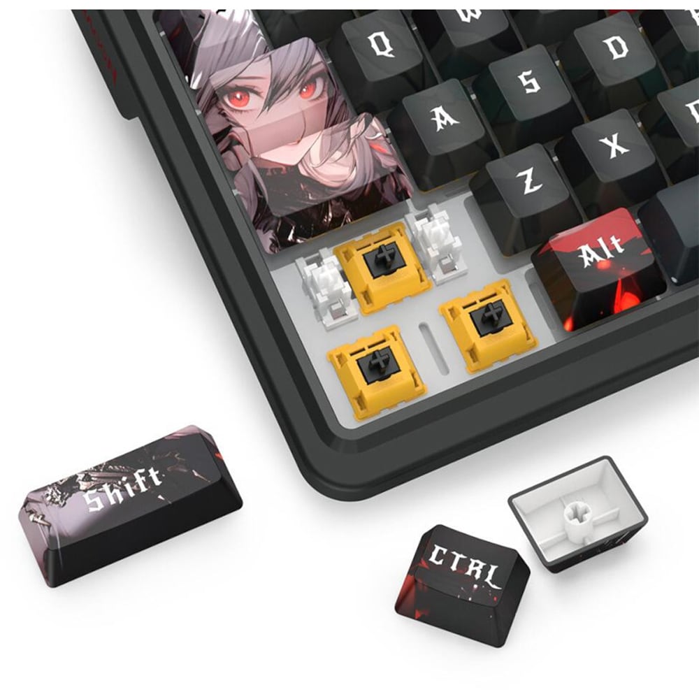 Tastatura Gaming Wireless mecanica REDRAGON Artemis Pro, Bluetooth, USB, Layout US, negru