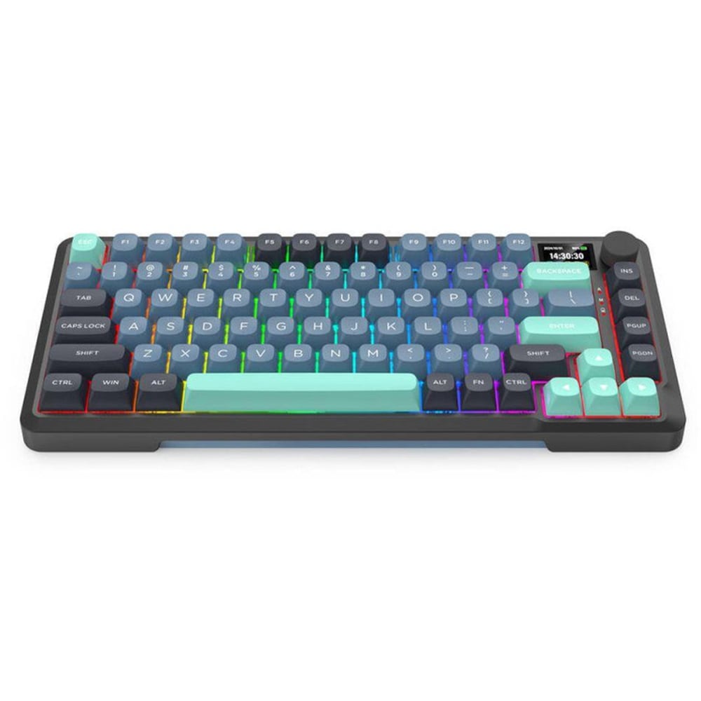 Tastatura Gaming Wireless mecanica REDRAGON Behemoth Pro, Bluetooth, USB, Layout US, negru-verde