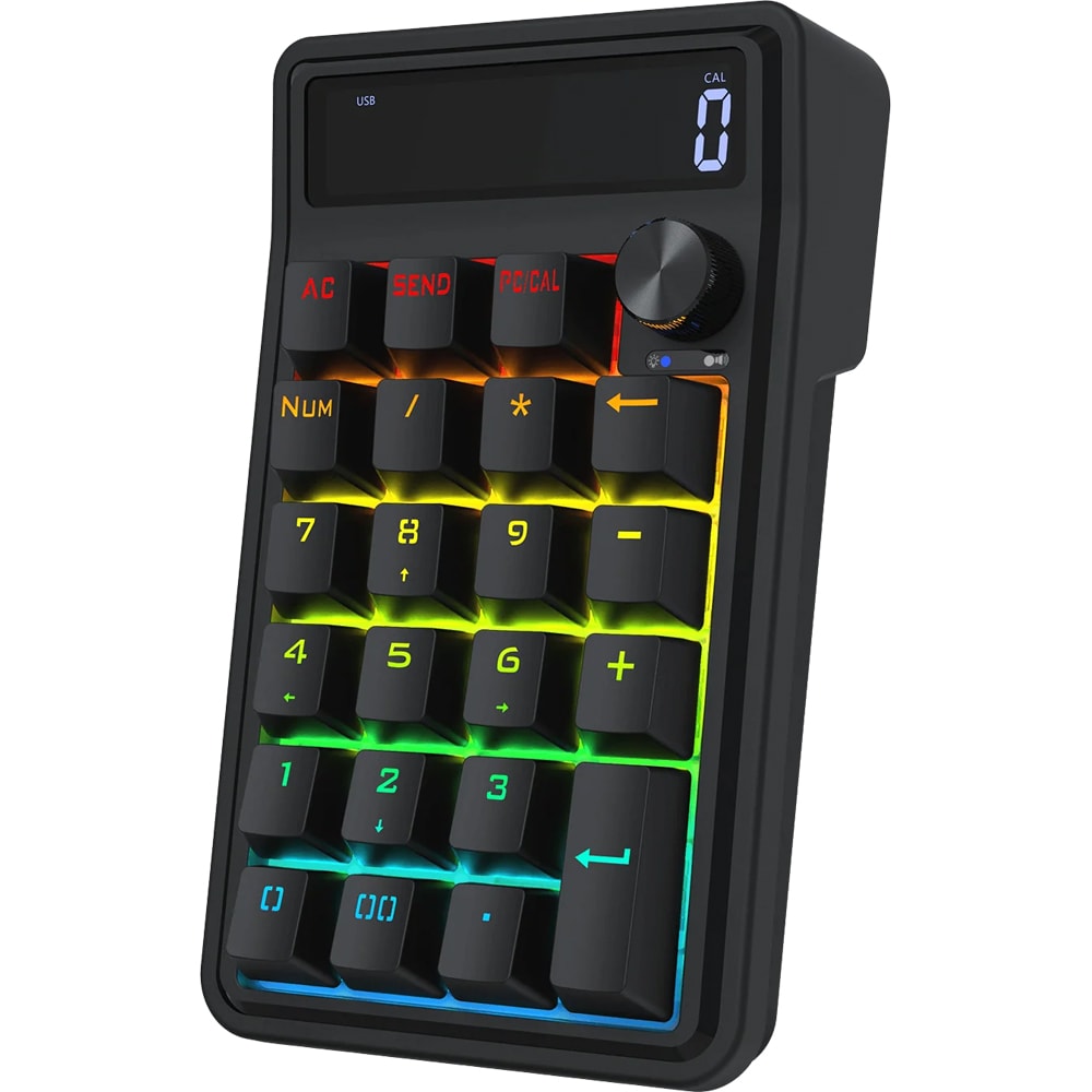 Tastatura Gaming Wireless mecanica REDRAGON Numpad Cove, Bluetooth, USB, negru