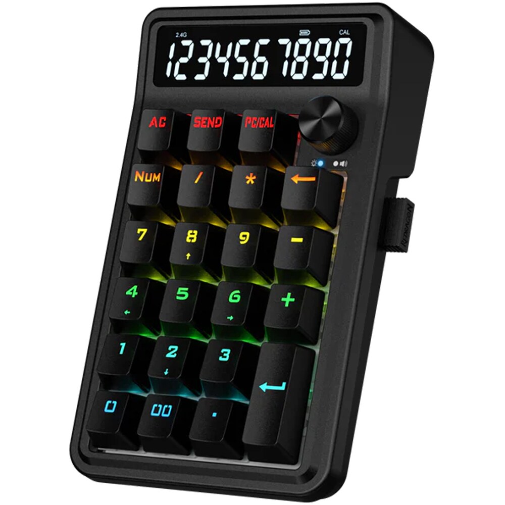 Tastatura Gaming Wireless mecanica REDRAGON Numpad Cove, Bluetooth, USB, negru