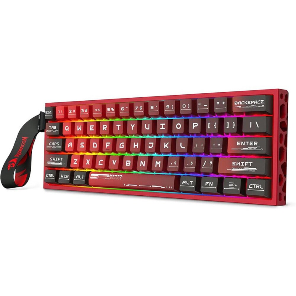 Tastatura Gaming mecanica REDRAGON Venom, USB, Layout US, rosu