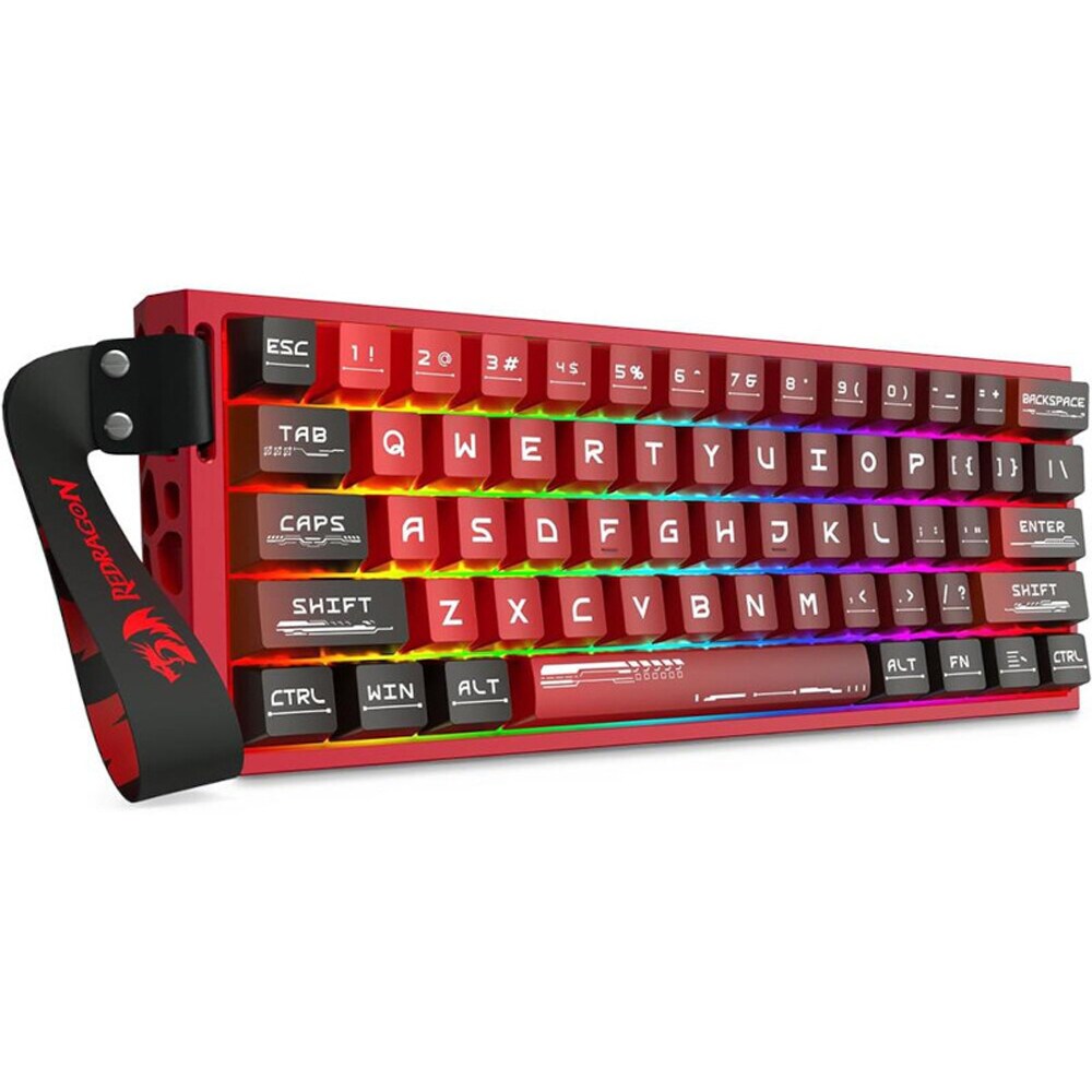 Tastatura Gaming mecanica REDRAGON Venom, USB, Layout US, rosu