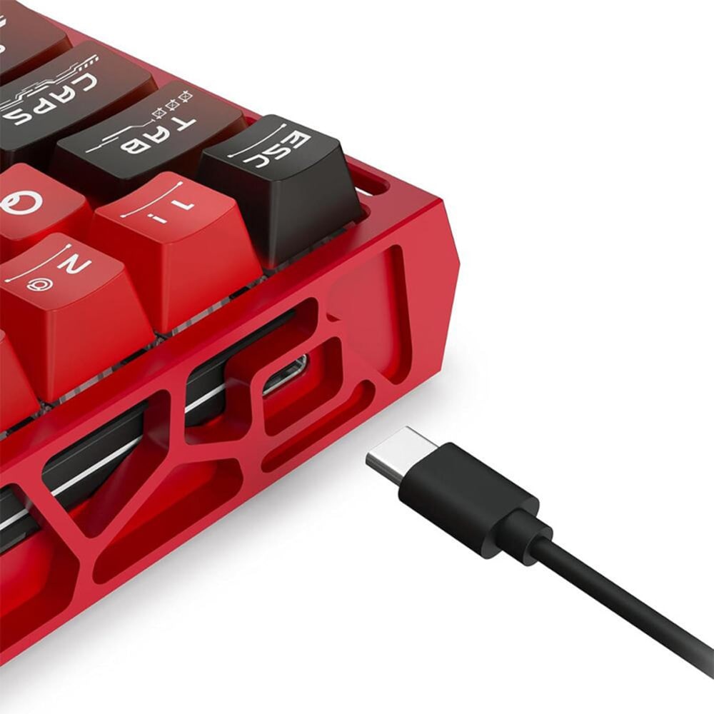 Tastatura Gaming mecanica REDRAGON Venom, USB, Layout US, rosu