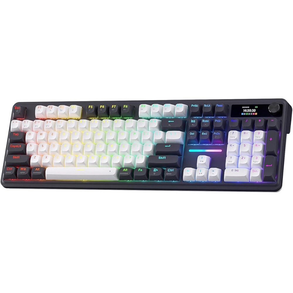 Tastatura Gaming Wireless mecanica REDRAGON Terraflare Pro, Bluetooth, USB, Layout US, negru