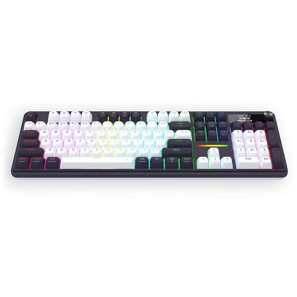 Tastatura Gaming Wireless mecanica REDRAGON Terraflare Pro, Bluetooth, USB, Layout US, negru