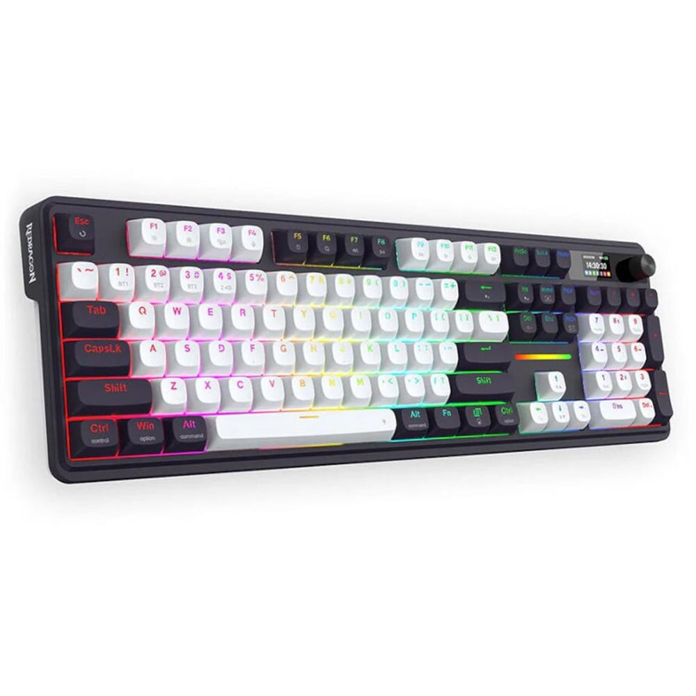 Tastatura Gaming Wireless mecanica REDRAGON Terraflare Pro, Bluetooth, USB, Layout US, negru