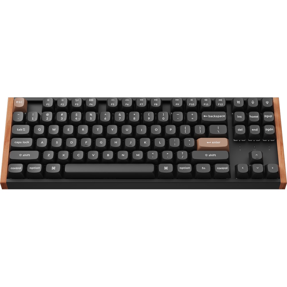 Tastatura Gaming Wireless magnetica KEYCHRON K8 HE Special Edition, Bluetooth, USB, Layout US, negru