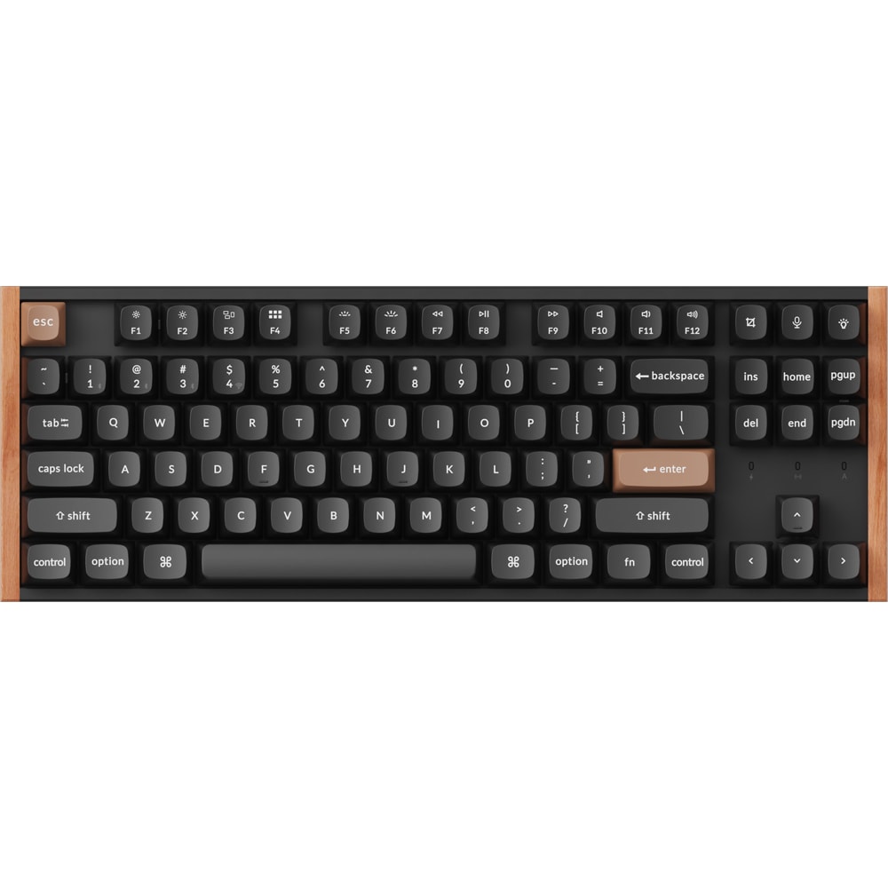 Tastatura Gaming Wireless magnetica KEYCHRON K8 HE Special Edition, Bluetooth, USB, Layout US, negru