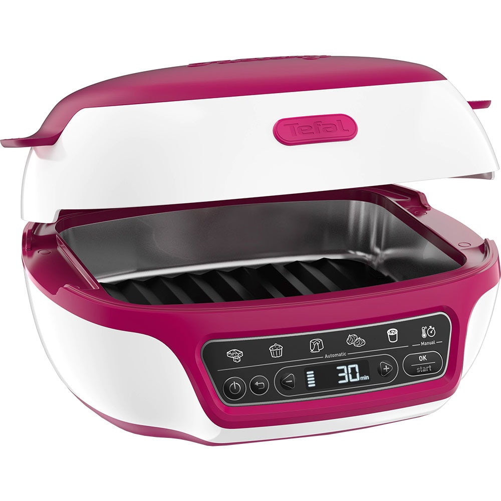 Aparat pentru desert TEFAL Cake Factory Delices KD810112, 1100W, alb-roz