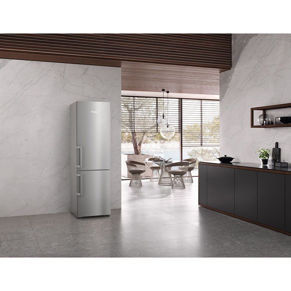 Combina frigorifica MIELE KFN 4799 CDE, No Frost, 372 l, H 201.5 cm, Clasa C, Wi-Fi, inox