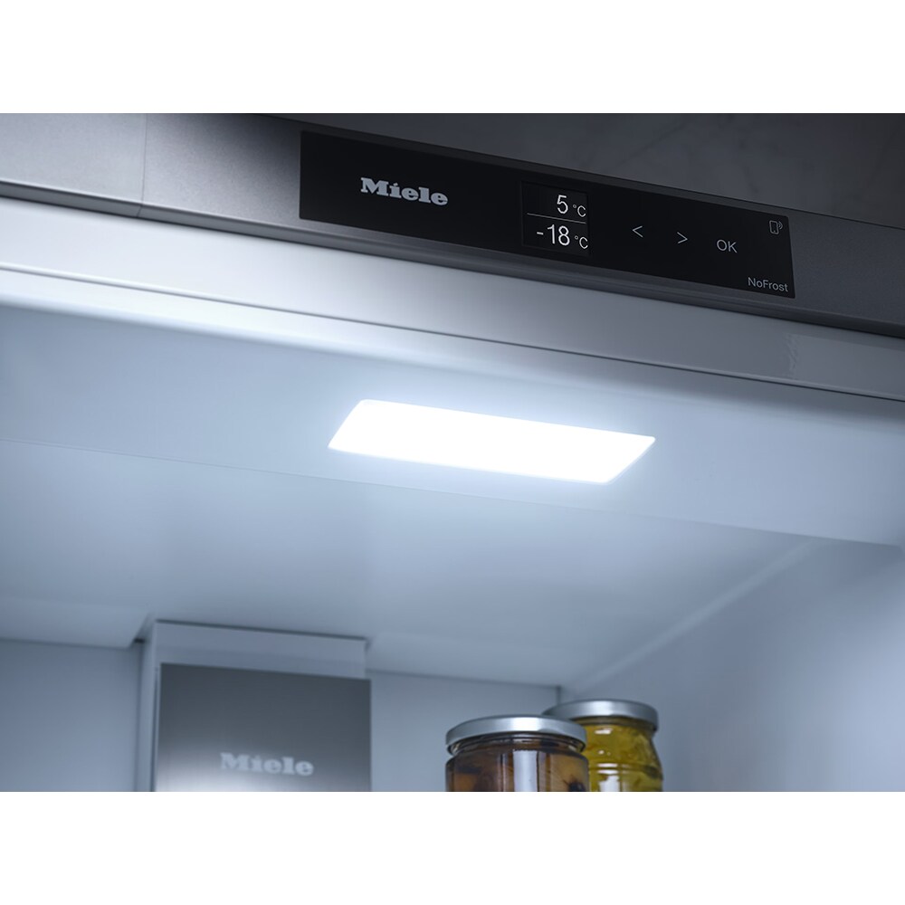 Combina frigorifica incorporabila MIELE KFN 7734 C, No Frost, 253 l, H 177 cm, Clasa C, Wi-Fi