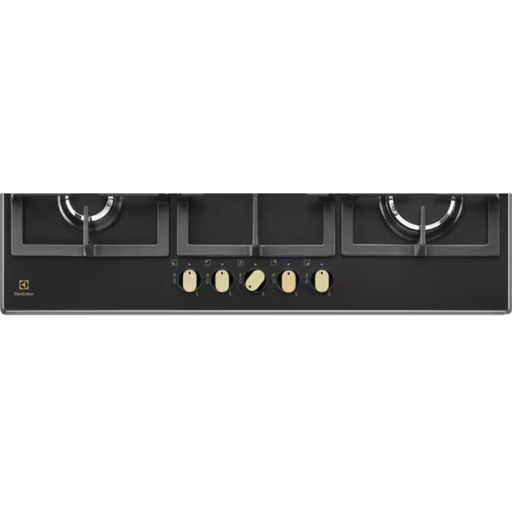 Plita incorporabila ELECTROLUX KGS9536RN, Gaz, 5 arzatoare, Wok, negru