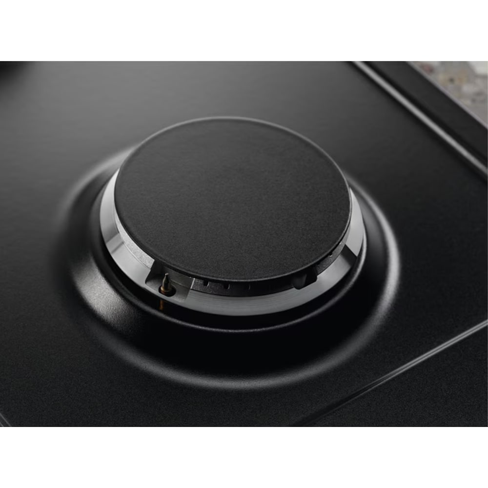 Plita incorporabila ELECTROLUX KGS9536RN, Gaz, 5 arzatoare, Wok, negru