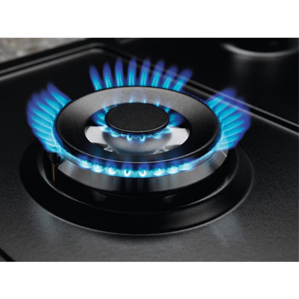Plita incorporabila ELECTROLUX KGS9536RN, Gaz, 5 arzatoare, Wok, negru