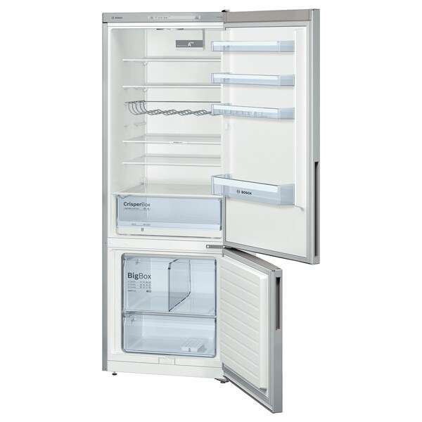 Combina frigorifica BOSCH KGV58VL31S, LowFrost, 500 l, H 191 cm, Clasa A++, argintiu