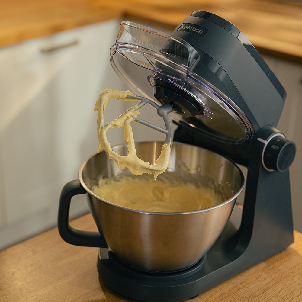 Robot de bucatarie KENWOOD KHC30.070GYH, vas 4.3l, blender 1.5l, 1000W, 7 trepte viteza, albastru