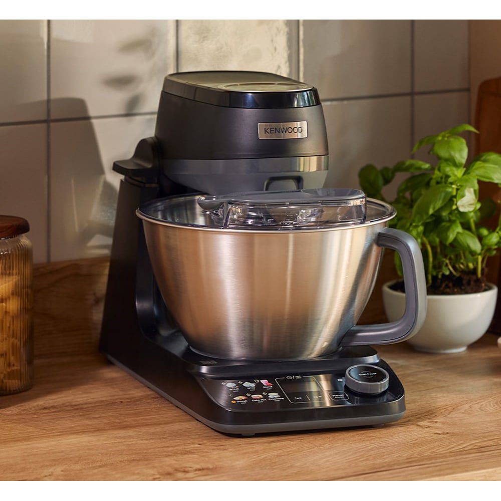 Robot de bucatarie KENWOOD Smart-Touch KHC40.060BK, vas 4.3l, blender 1.5l, 1000W, 9 trepte viteza, negru