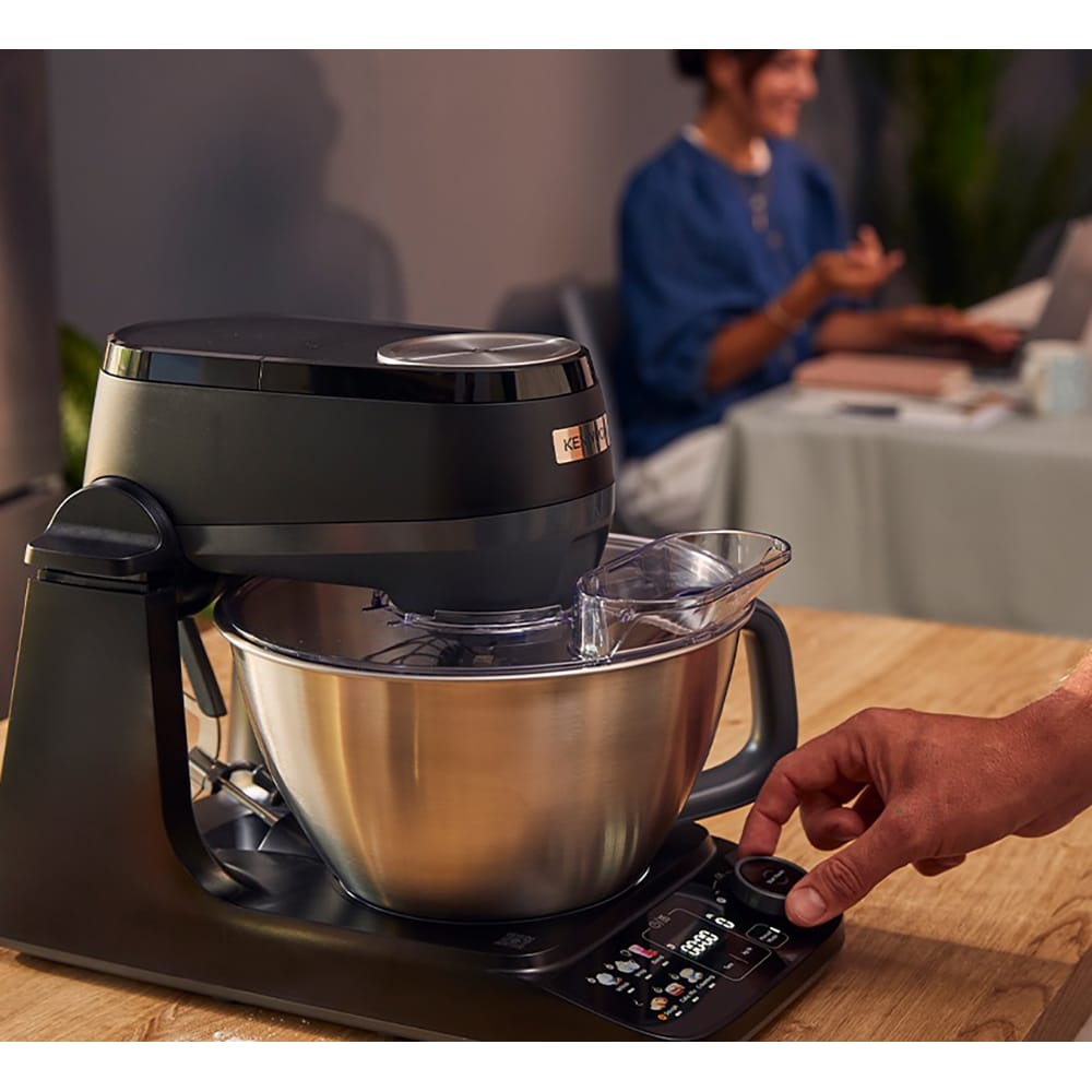 Robot de bucatarie KENWOOD Smart-Touch KHC40.060BK, vas 4.3l, blender 1.5l, 1000W, 9 trepte viteza, negru